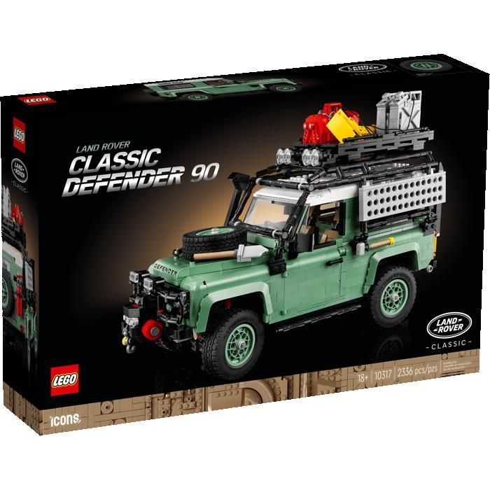 LEGO Icons 10317 Land Rover Classic Defender 90 Cadeaux Jouets Objets de collection 18+