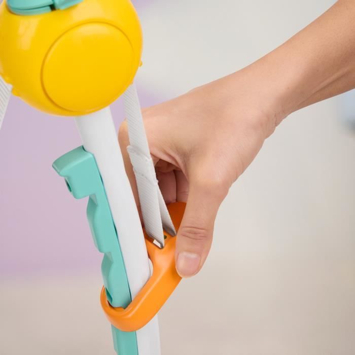 DISNEY BABY -STITCH- Aire d'éveil bébé multi-jouets, siège sauteur à rebonds évolutif, pivotant à 360°  10 jeux interactives Disney