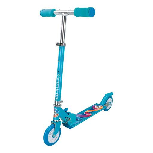 Roller 3 éveseknek, Összecsukható alumínium roller, 2 kerék, 12 cm, CB Riders