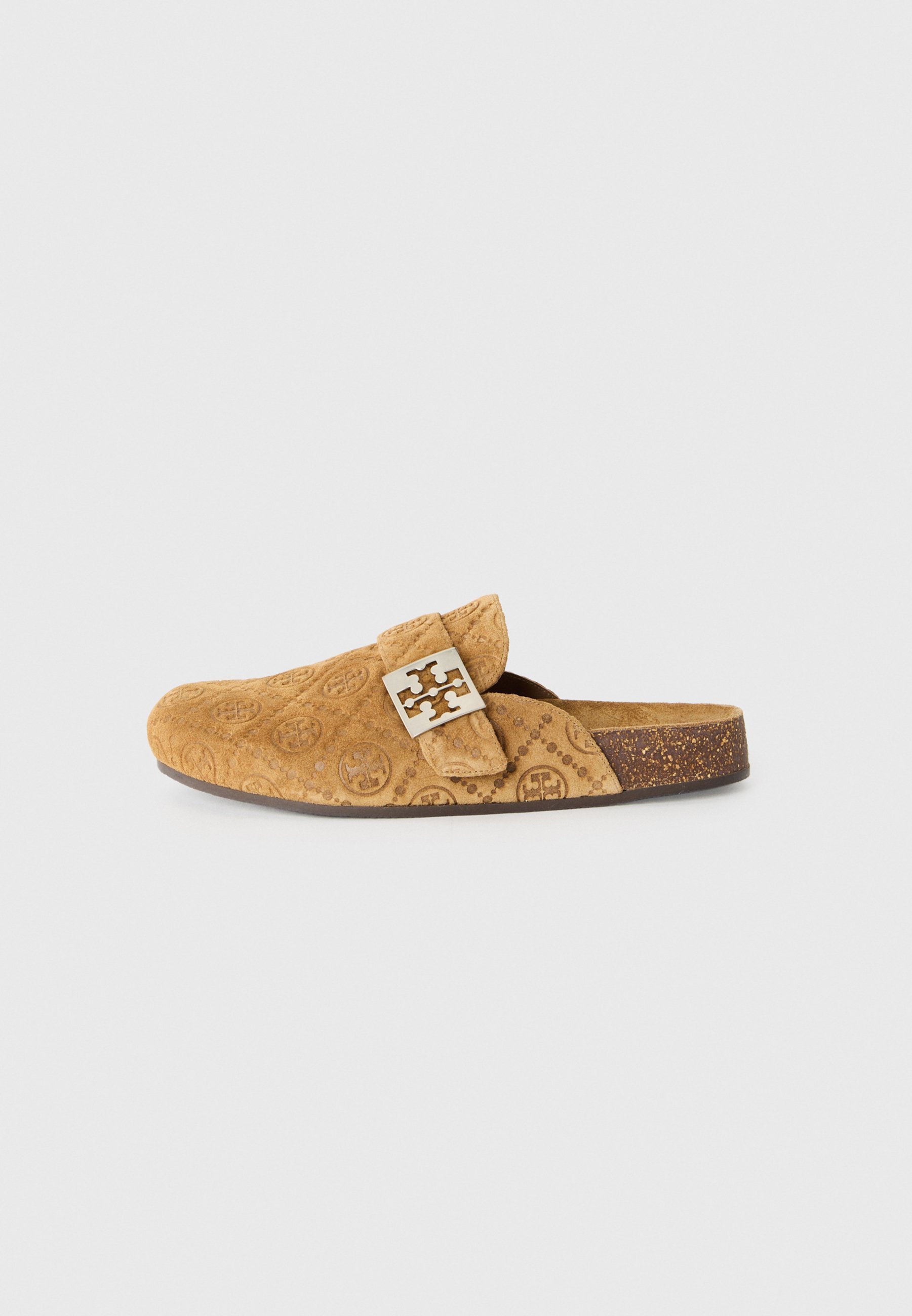 Tory Burch MELLOW - Pantoletten - goldbraun/silberfarben
