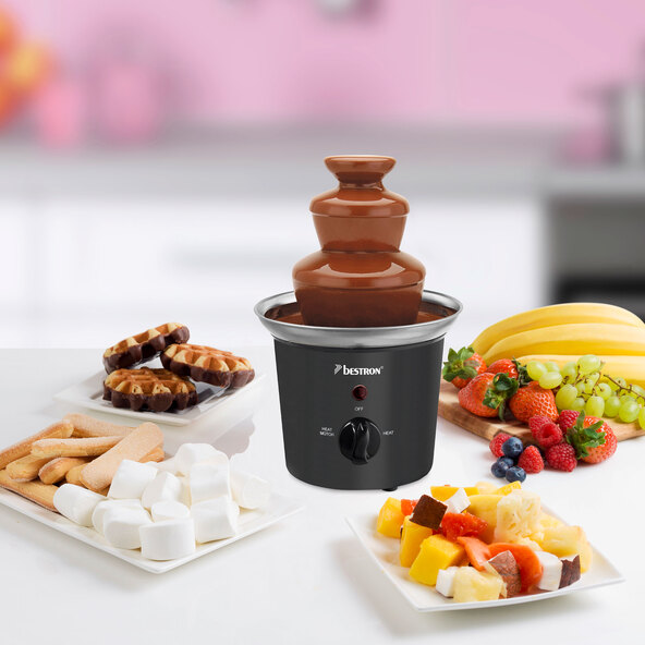 Fondue de ciocolată, neagră