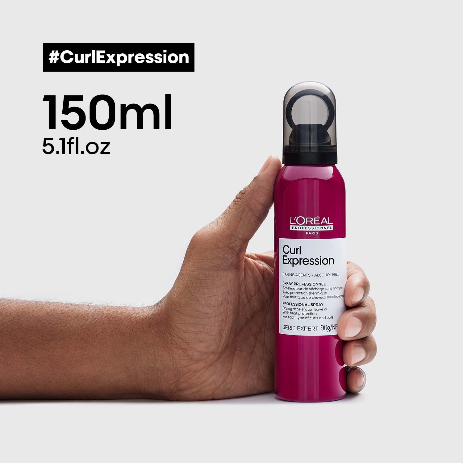 Curl Expression žāvēšanas paātrinātājspraiss Matu karstuma aizsardzība