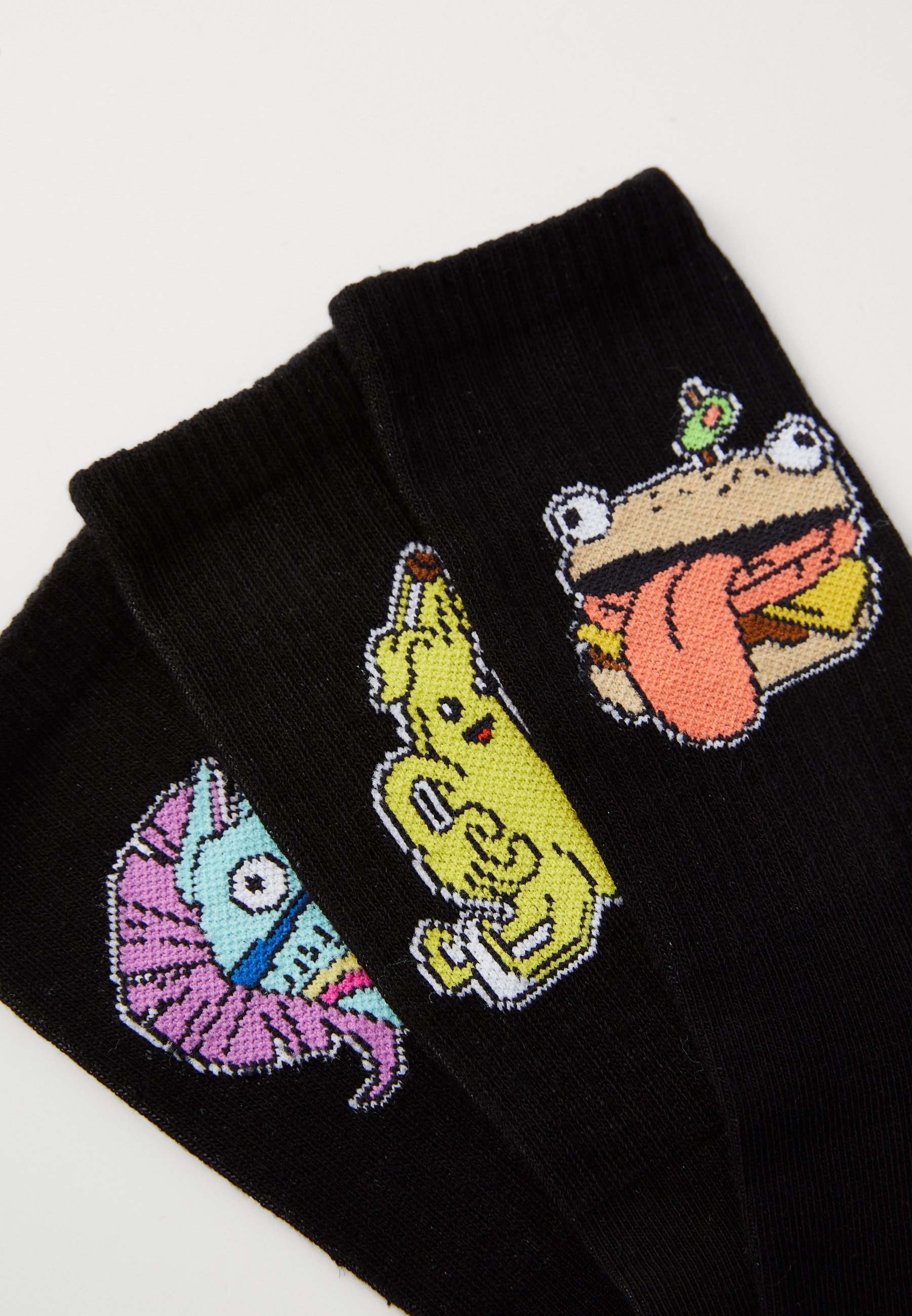 Lot de 3 chaussettes NKMSEPPE FORTNITE unisexe - noires