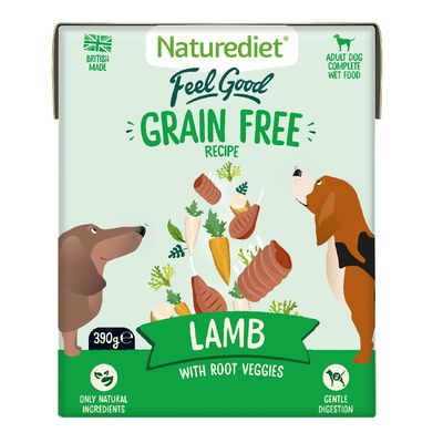 Naturediet Feel Good Grain Free Adult - Lammas