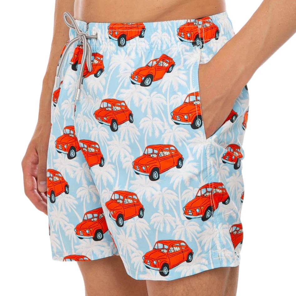 Herenzwempak met Fiat 500 autoprint | |FIAT© 500 Editie