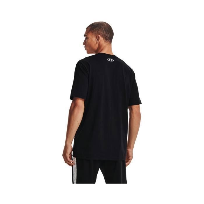 T-Shirt - UNDER ARMOUR - Abc Camo Boxed Logo SS - Noir - Homme - Manches courtes