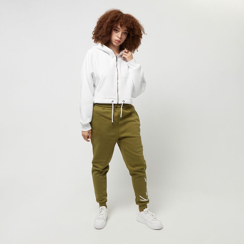 Chest Signature Crop Full Zip Hoodie