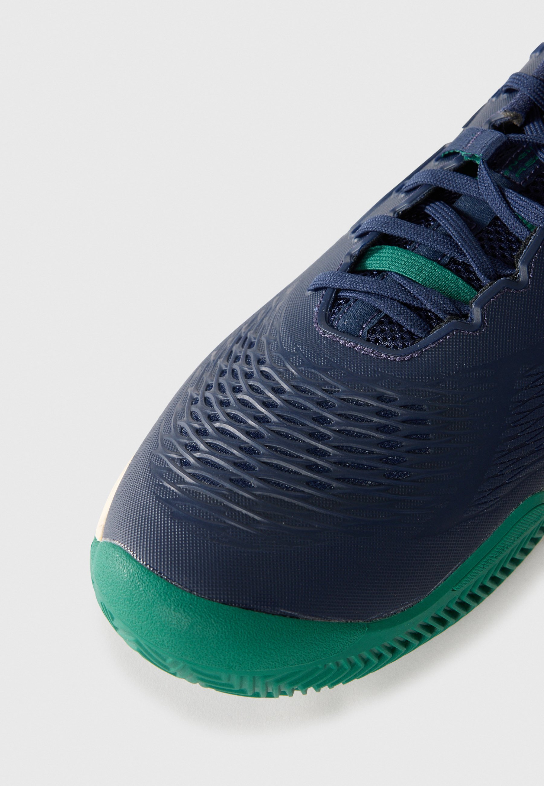 ASICS GEL RESOLUTION X CLAY - Molio kortų teniso bateliai - vidurnakčio/kreminės spalvos
