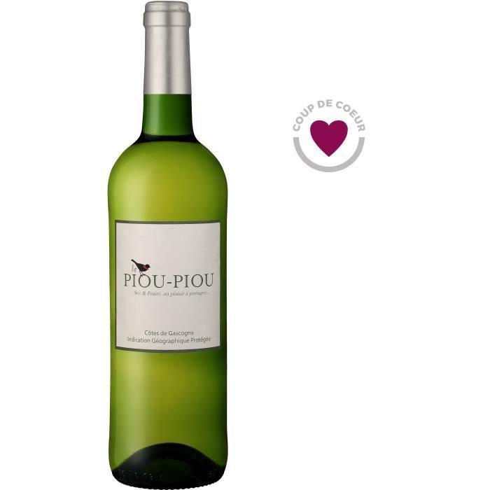 Piou Piou des Vignes Côtes de Gascogne - Vino blanco seco 2023 x6