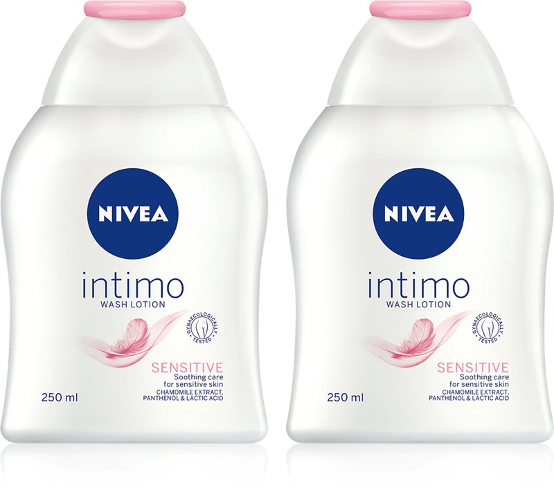 NIVEA Intimo Sensitive intīmās higiēnas emulsija, ērts iepakojums