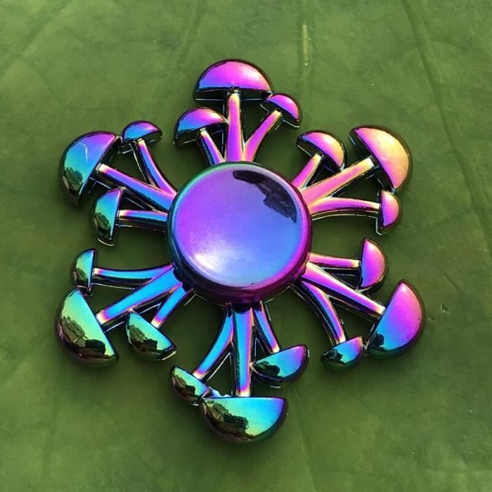 Handspinner, regenboogkleurige metalen vingerspinner R118 met lagers, speelgoed voor volwassenen en kinderen, Raytheon - Type KT-66