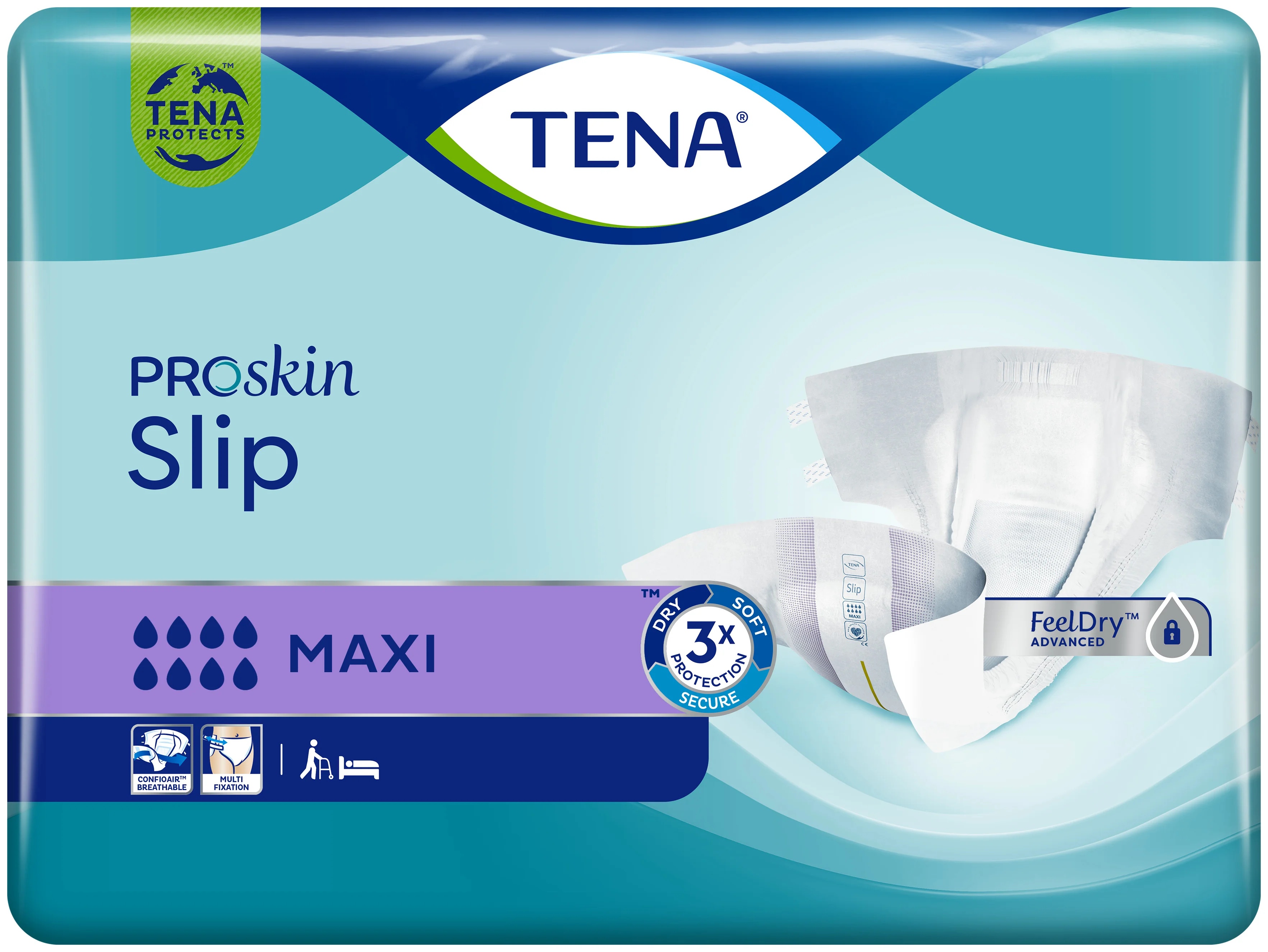 Compresas absorbentes desechables TENA Tena Slip Maxi S, 24 unidades