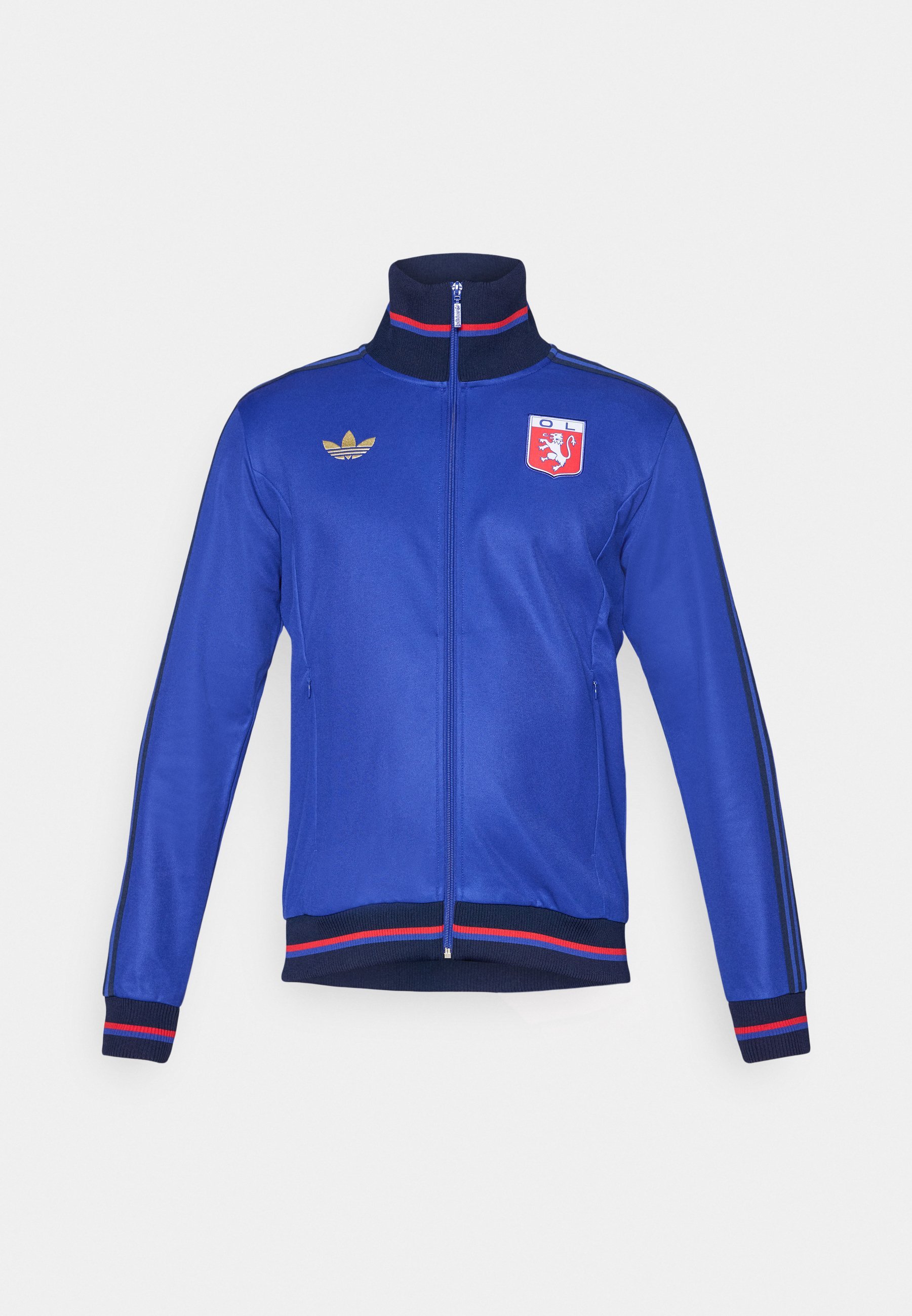 Adidas Originals OLYMPIQUE LYON 75 ANNIVERSARY TRACK TOP - Abbigliamento da club - blu semilucido