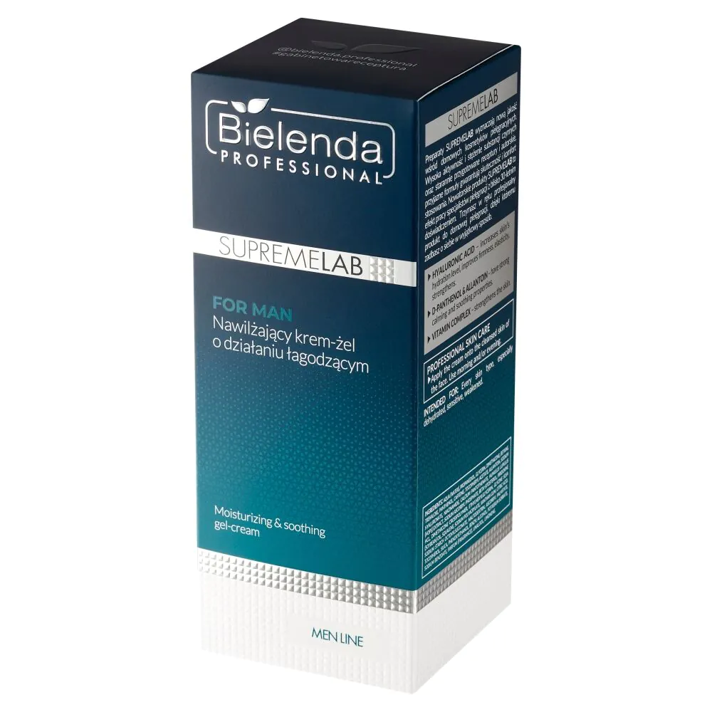 Bielenda Professional Supremelab Men Line Nawilżający krem-żel o działaniu łagodzącym