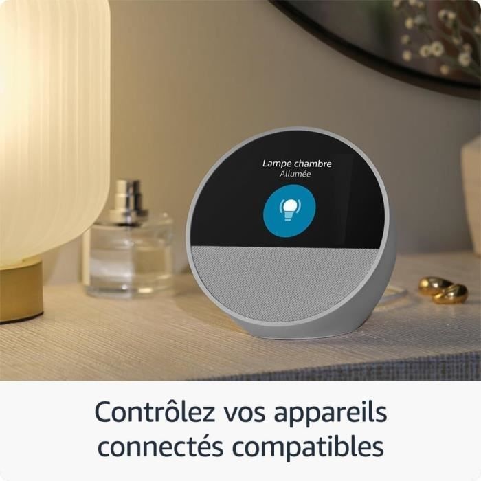 Reloj despertador inteligente - AMAZON - ECHO SPOT - Pantalla de 2,83