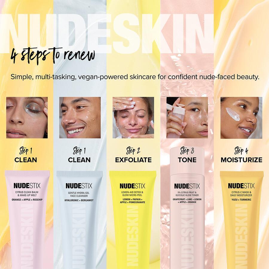 Nudestix Skincare NUDESKIN citrusu attīrošais balzams un kosmētikas noņēmējs - 60 ml