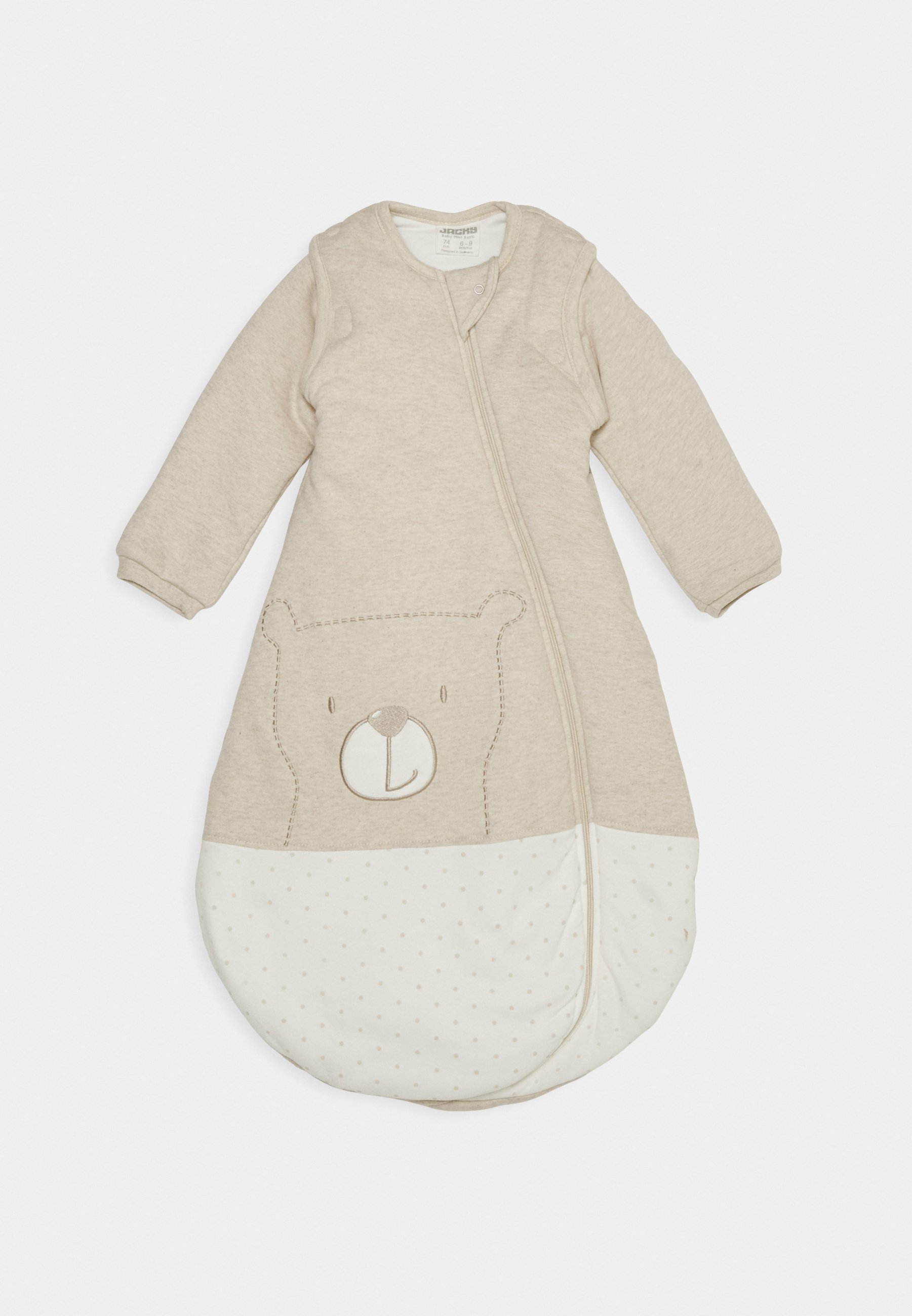 Jacky Baby 120 GR. WATT MIT ABNEHMBAREN ÄRMELN UNISEX - Babysovepose - beige-mélange