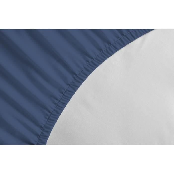 Lençol de cima LOVELY HOME - 180 x 290 cm - 100% algodão - Solteiro - Azul