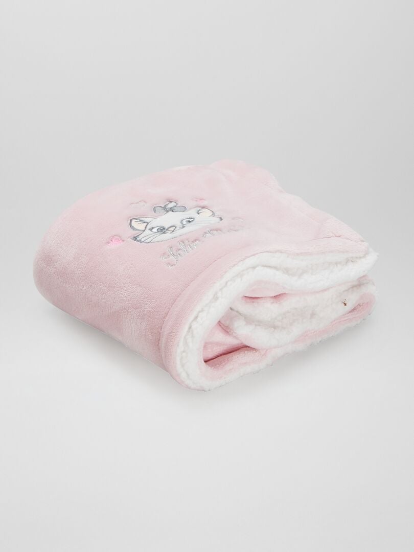 Manta Disney de lã e sherpa - ROSA