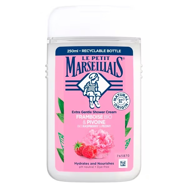 Le Petit Marseillais Krema za tuširanje s malinom i božurom<br>250ml