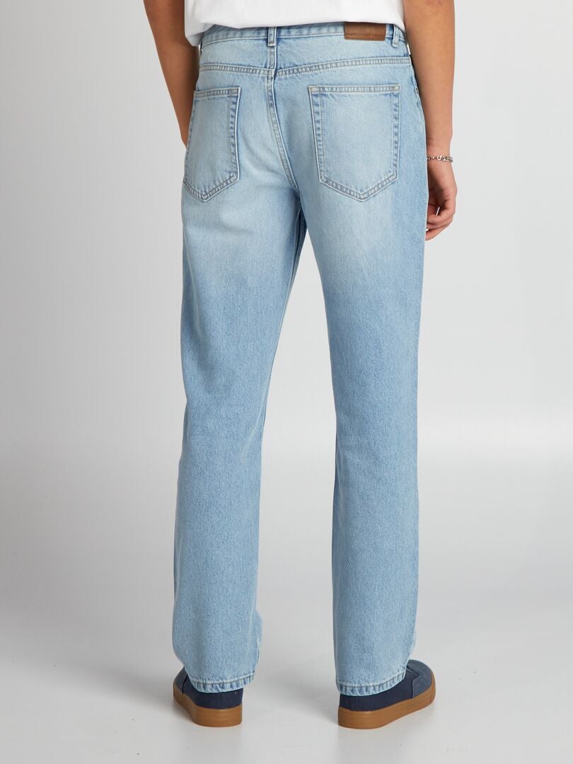 Calça jeans reta - AZUL