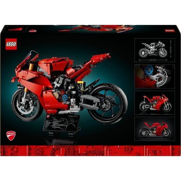 LEGO Technic 42202 Ducati Panigale V4 S Motocicleta - Motocicleta para construir para adultos