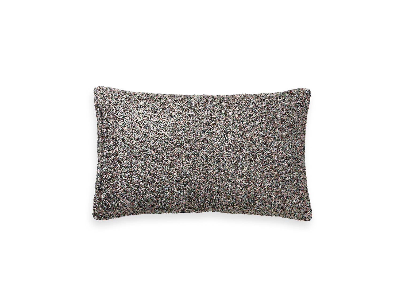 Housse de coussin Punjab, motif vagues vibrantes, 50 x 30 cm