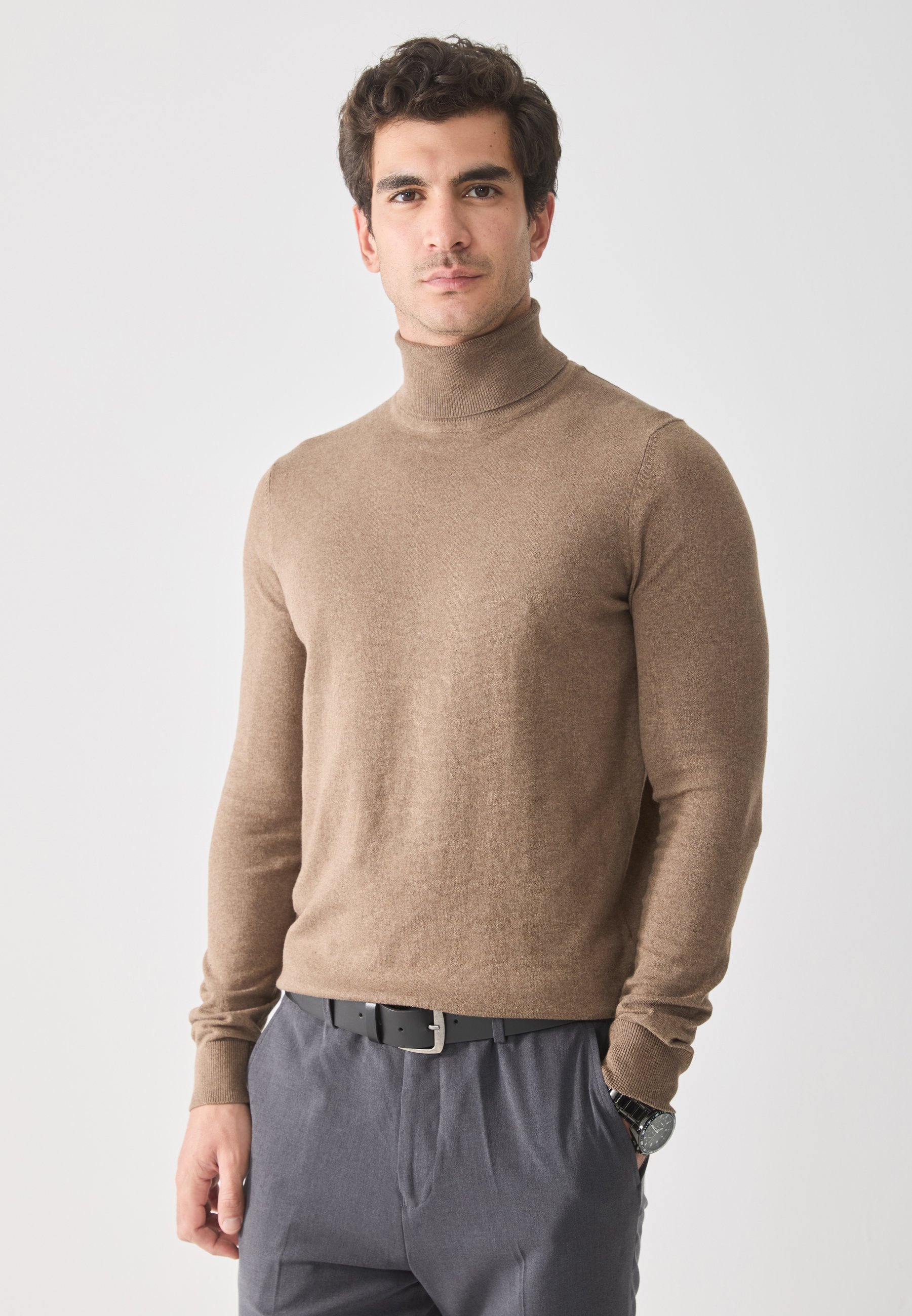 Pier One - Confezione da 2 - Maglione - nero/marrone screziato