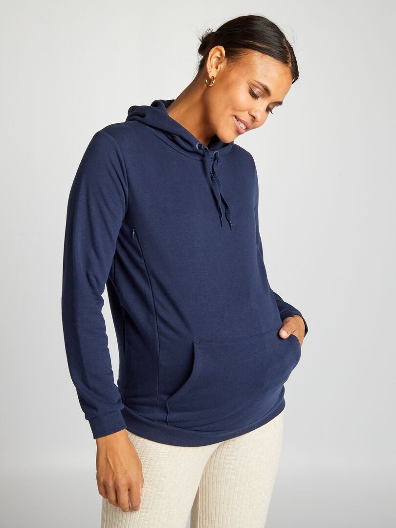 Sudadera con capucha para enfermeras - Azul marino