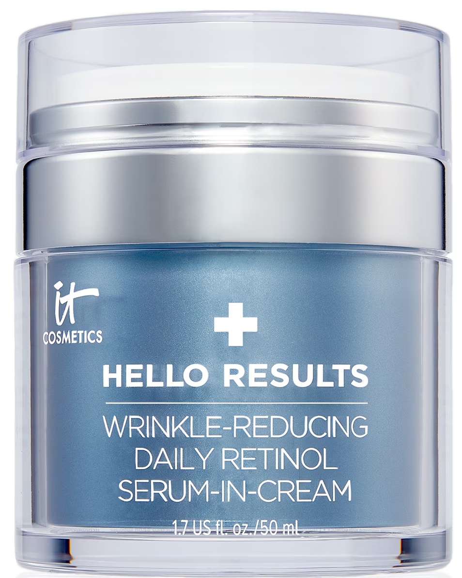 IT KOSMĒTIKA HELLO RESULTS RETINOLA SERUMS KRĒMĀ PRETNOVECOŠANAS DIENAS KRĒMS