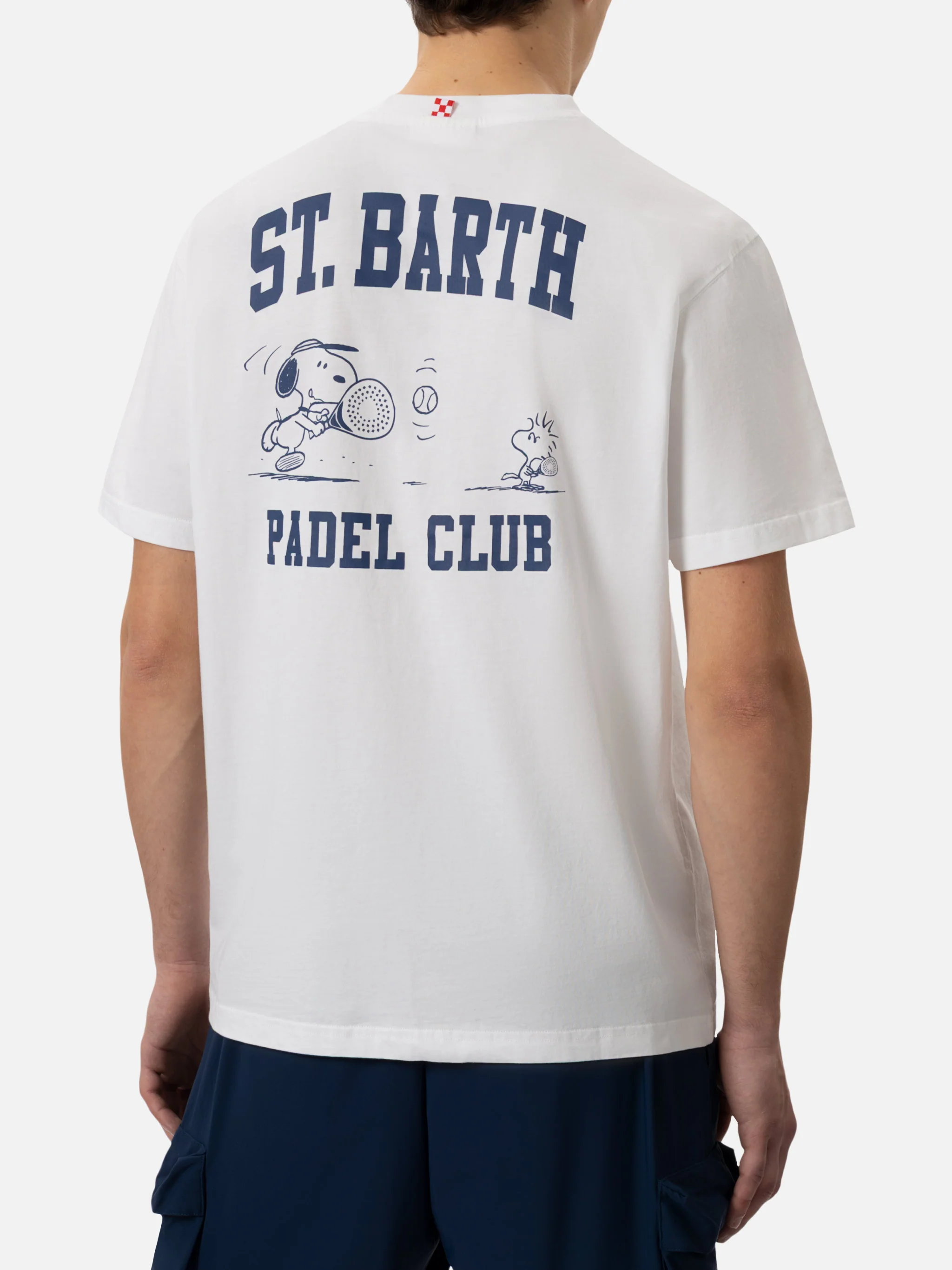 T-shirt Man in cotone con stampa Snoopy Padel Club | SNOOPY PEANUTS® S