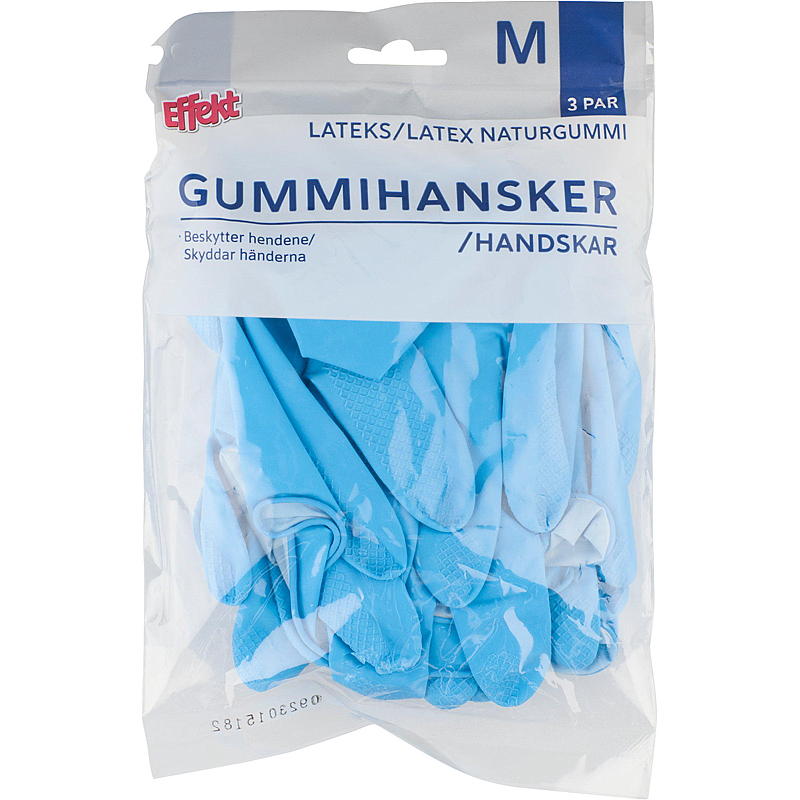Effect Gummihandskar 3-pack M, Effect