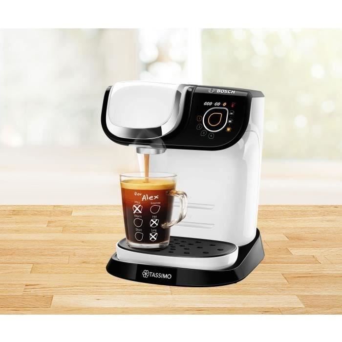 BOSCH - Kaffeemaschine für verschiedene Getränke - 1300 W - Tassimo My Way - weiß - TAS6504