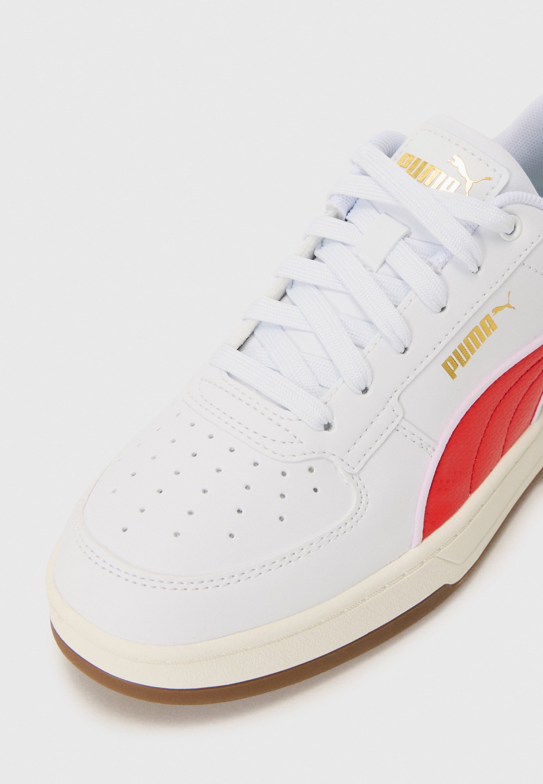 Puma CAVEN 2.0 UNISEX - Sneakers - wit/voor altijd rood/gum