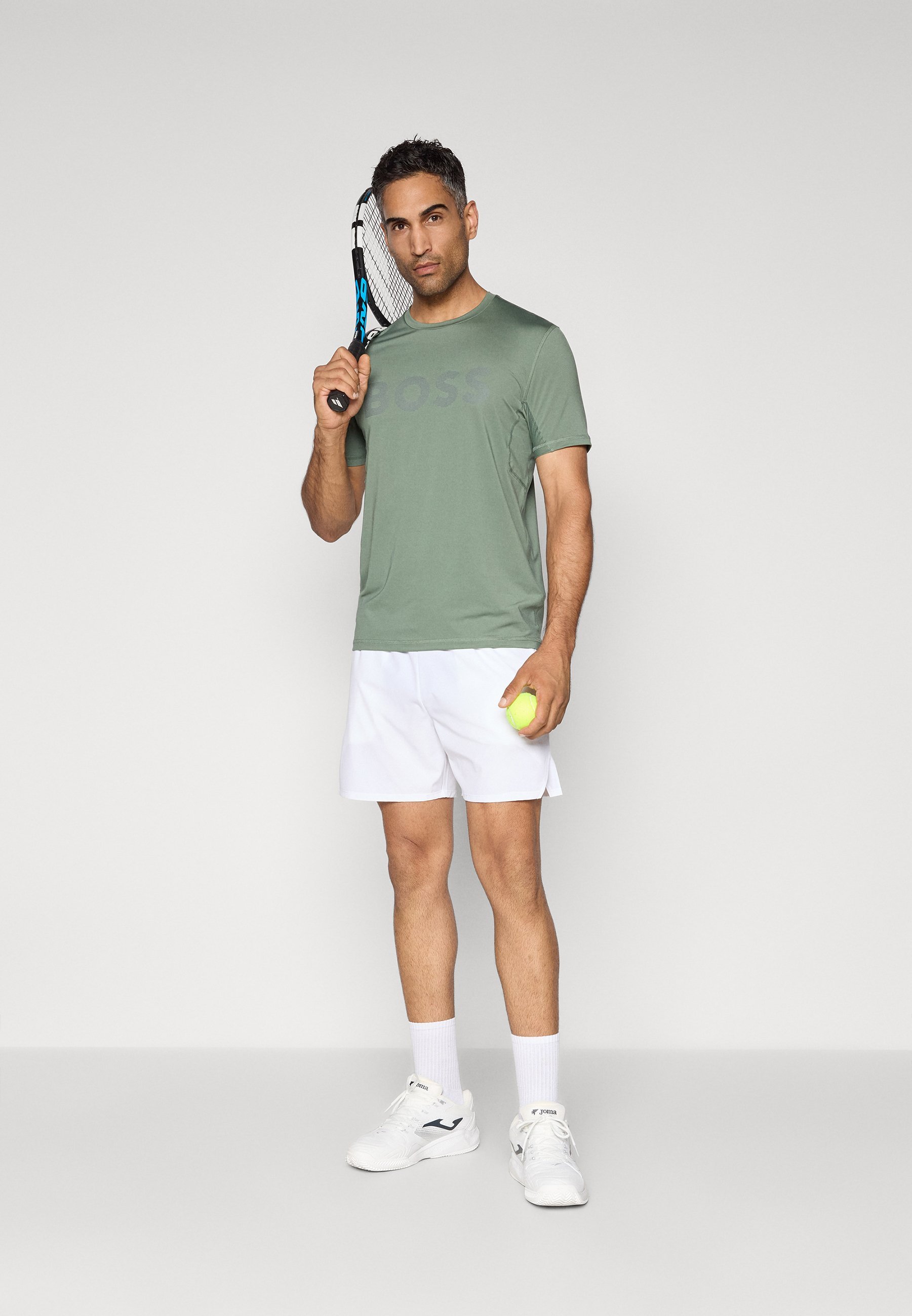 BOSS TEE ACTIVE - Sportovní tričko - black
