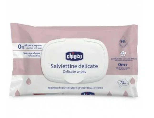 CHICCO Chicco Salv Delicate 72 kom Plak Higiena Away From Home