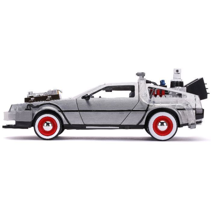 Voiture Miniature - JADA TOYS - DE LOREAN Back to the Future III - 1/24 - Argent - Collection