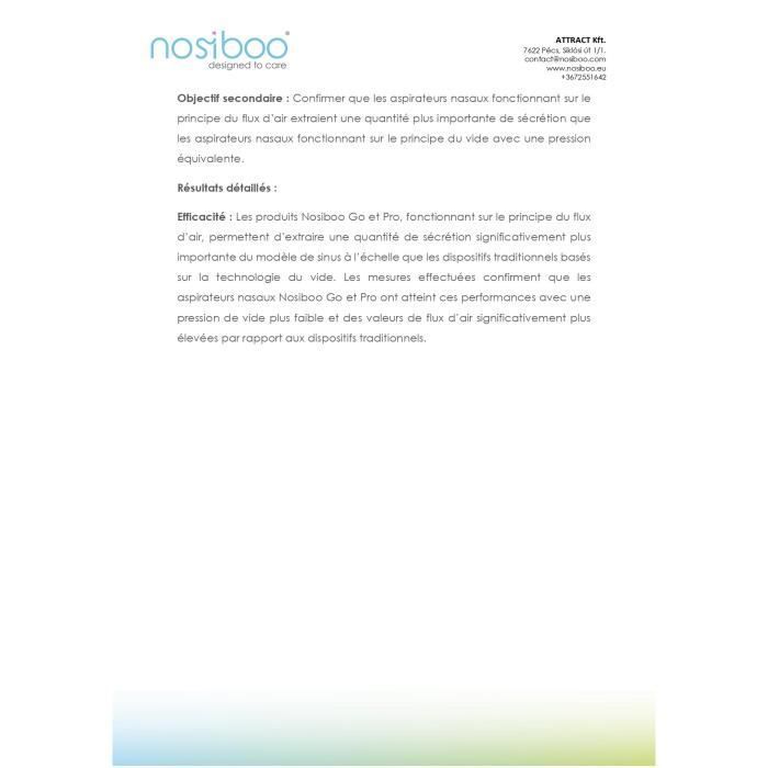 NOSIBOO - Aspirador Nasal Elétrico Portátil para Bebês