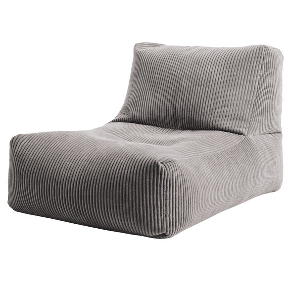 Sitzsack de interior Shara Rock, antharazit