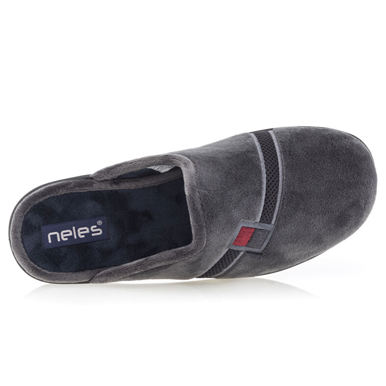  Grijze herenslippers