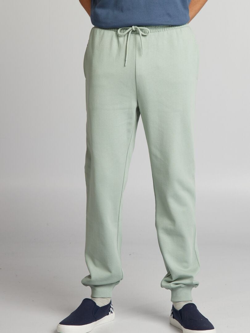 Fleece joggingbroek - GROEN