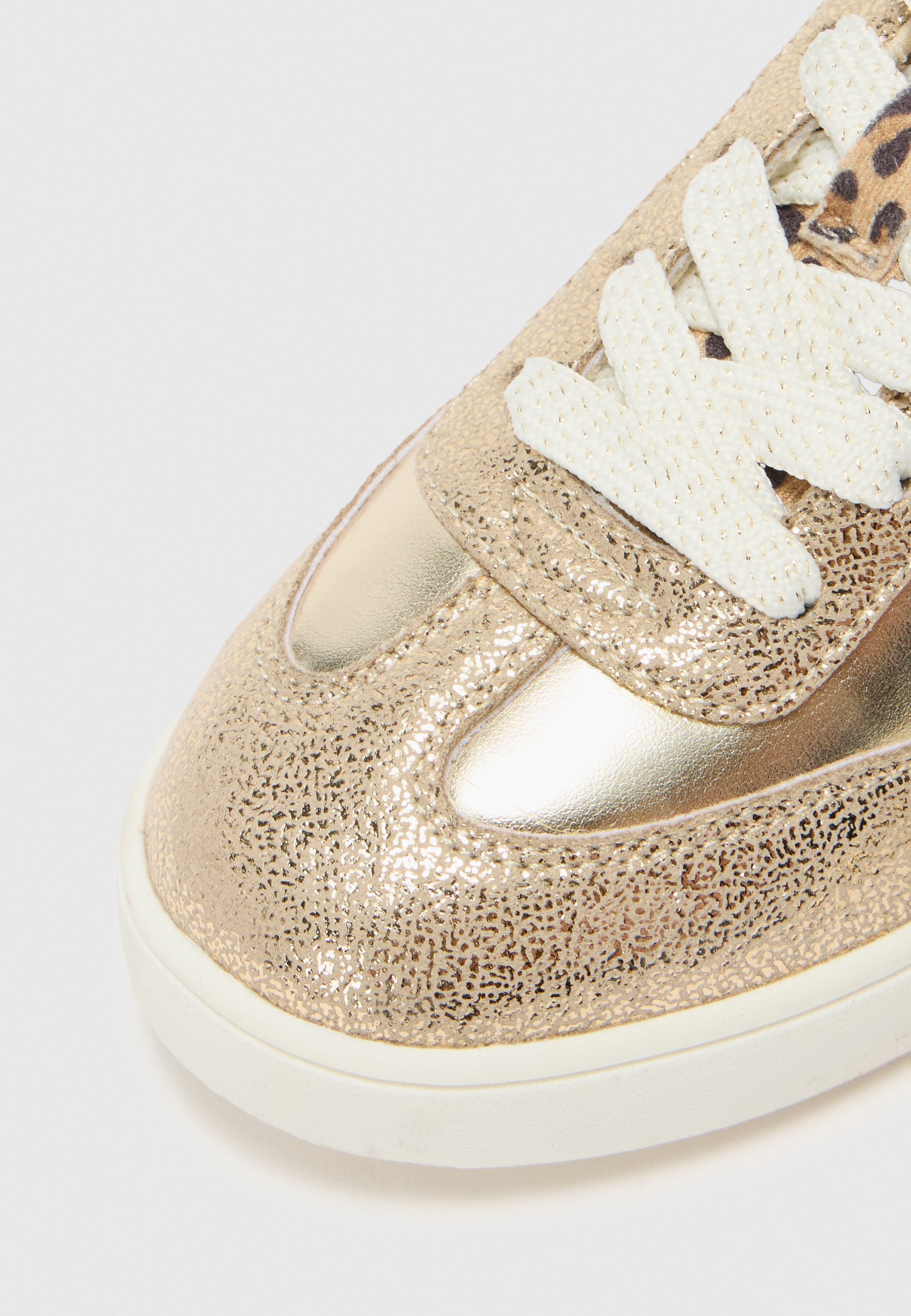Michael Kors Kids JEM SCOTTY - Sneakers - goudkleurig/bruin