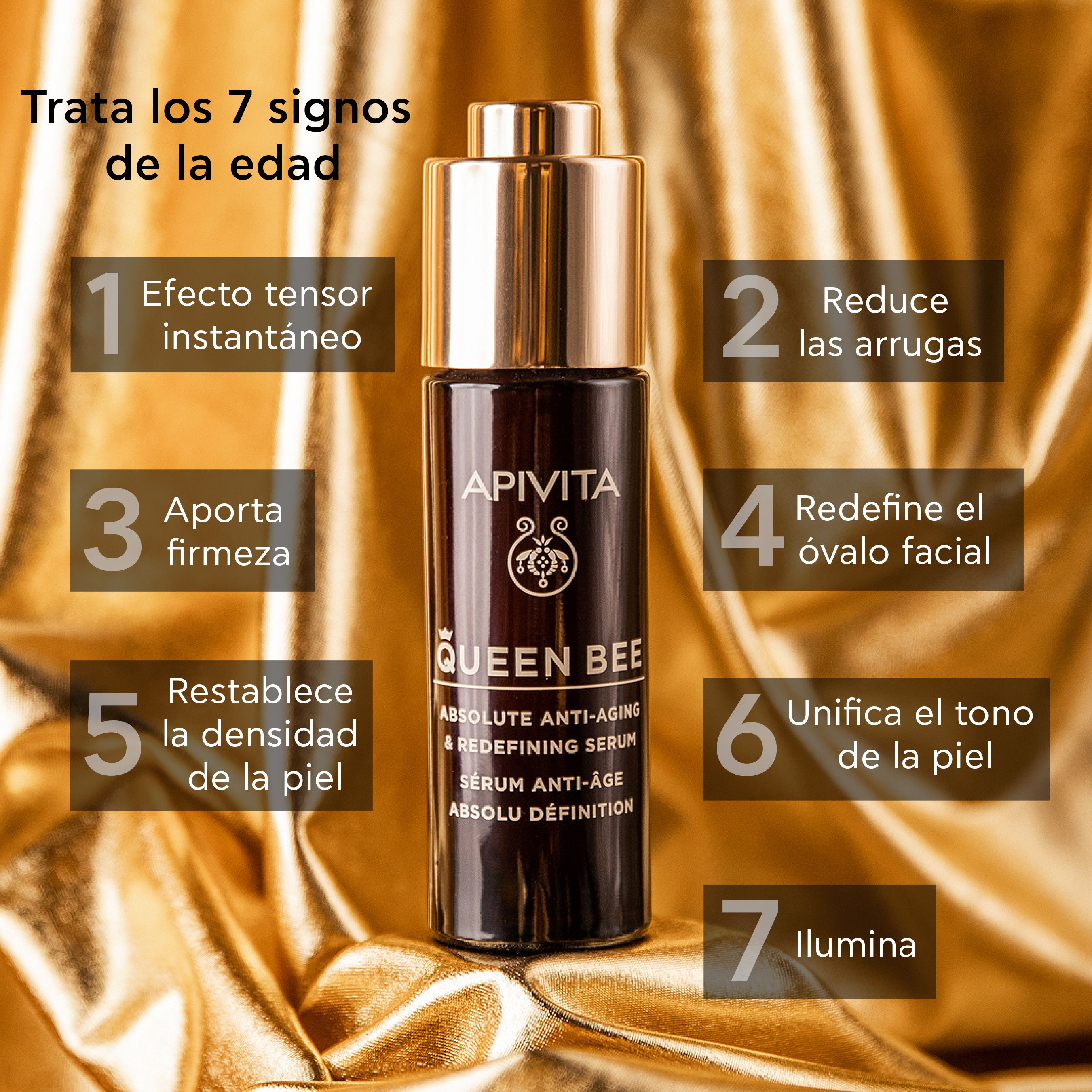 Queen Bee pretnovecošanās serums Dabīgs serums