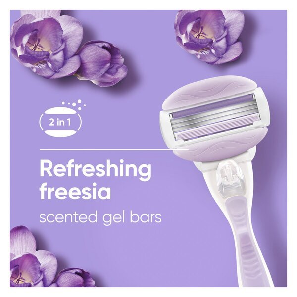 Sistem za britje Gillette Venus ComfortGlide Breeze<br>Vključuje 2 britvici
