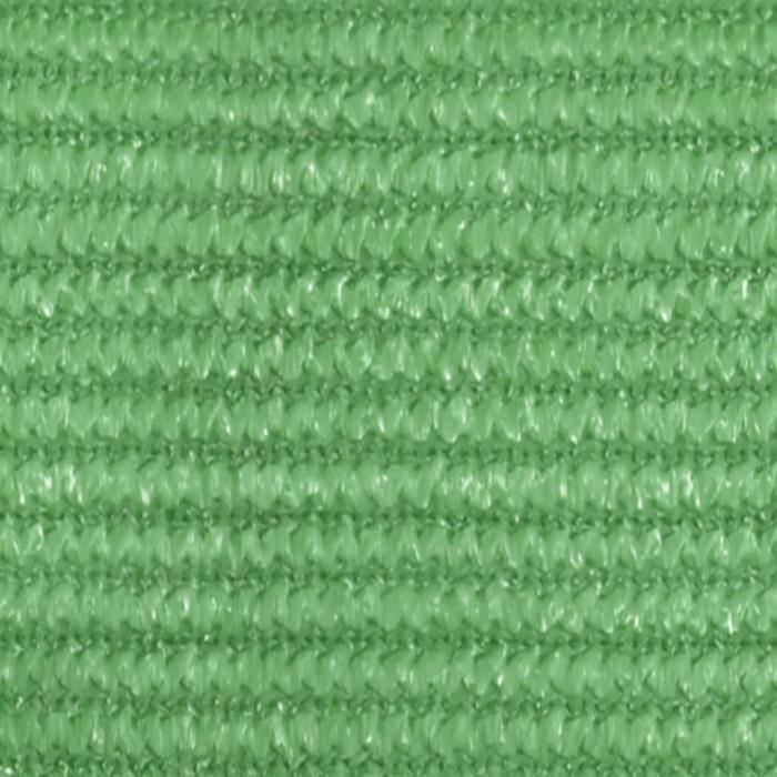 Voile d'ombrage rectangulaire VIDAXL - Vert clair - 160 g/m² - 2x5 m - Anti-UV