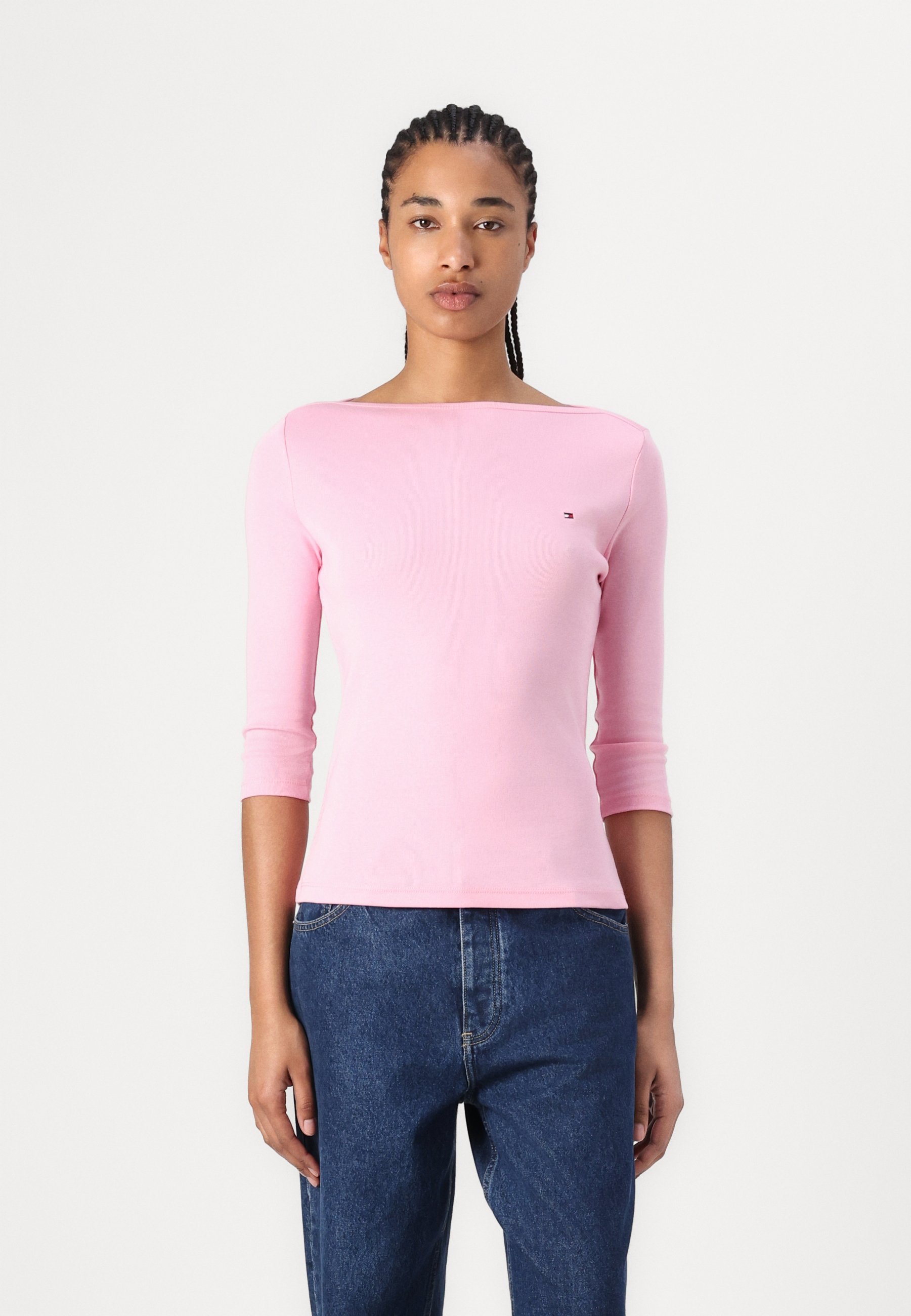 Tommy Hilfiger NEW CODY SLIM BOAT - Maglia a maniche lunghe - rosa classico