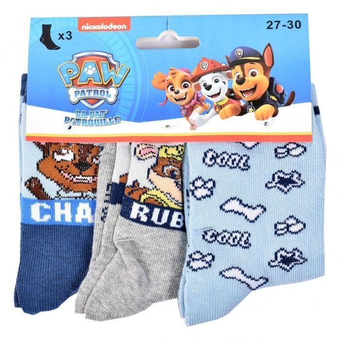 Calzini da bambino con licenza ufficiale - Confezione a sorpresa da 12 paia - PAW Patrol