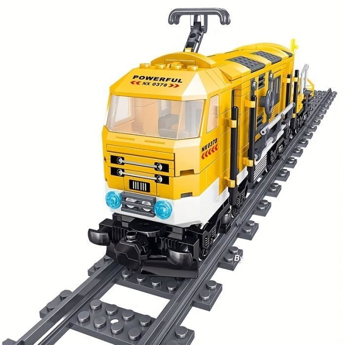 Jouets électriques pour enfants, blocs de construction de piste, jouets de train, cadeaux de noël