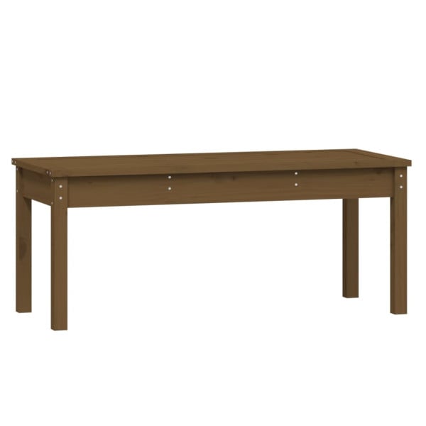 Ławka ogrodowa Brąz 109 x 44 x 45 cm Drewno sosnowe vidaXL