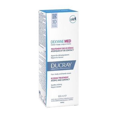 Ducray Dexyane Med lindrende reparasjonskrem Eksemreparasjonskrem Behandler eksemskader 100 ml 100 ml